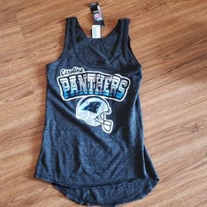 Womens Carolina Panthers tank small